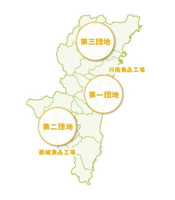 生産拠点地図