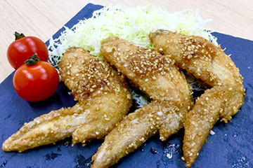 画像：サラダチキンと茄子のサッパリ中華サラダ